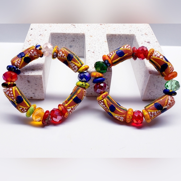 Handmade Beaded African Bracelet, Unisex #13 (2 pieces) - Picture 2 of 4